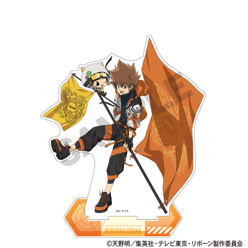 『家庭教師ヒットマンREBORN!』アクリルスタンド リボーン&沢田綱吉 フラッグ
